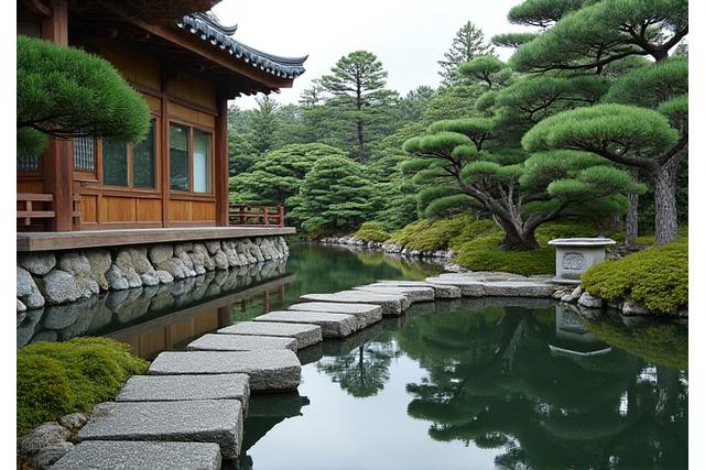 伝統的な日本庭園