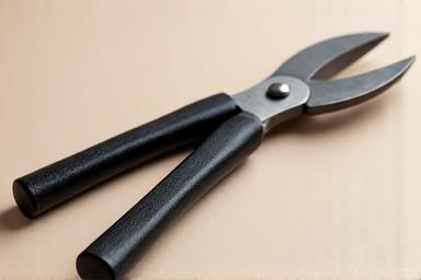 日本の伝統的な形をした盆栽用剪定ばさみ